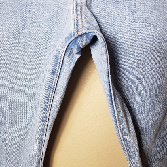 Levis 501 Womens Button Fly Light Wash Raw Hem Skinny Jeans-Size 31 - Picture 4 of 12